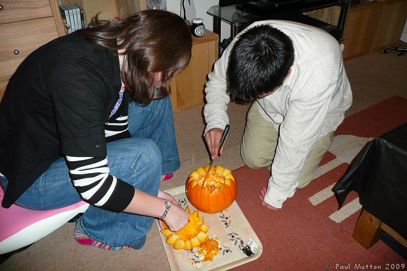 P1030320 Pumpkin carving